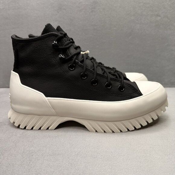 Womens Size 8 Converse CTAS Lugged Winter 2.0 Hi Shoes Black Counter Climate NEW - Picture 1 of 9
